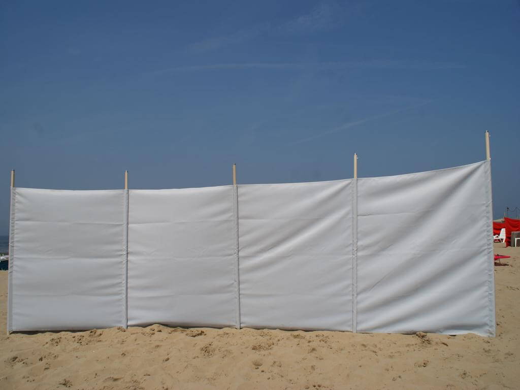 5m Light Gray Nylon Windbreak - 5m