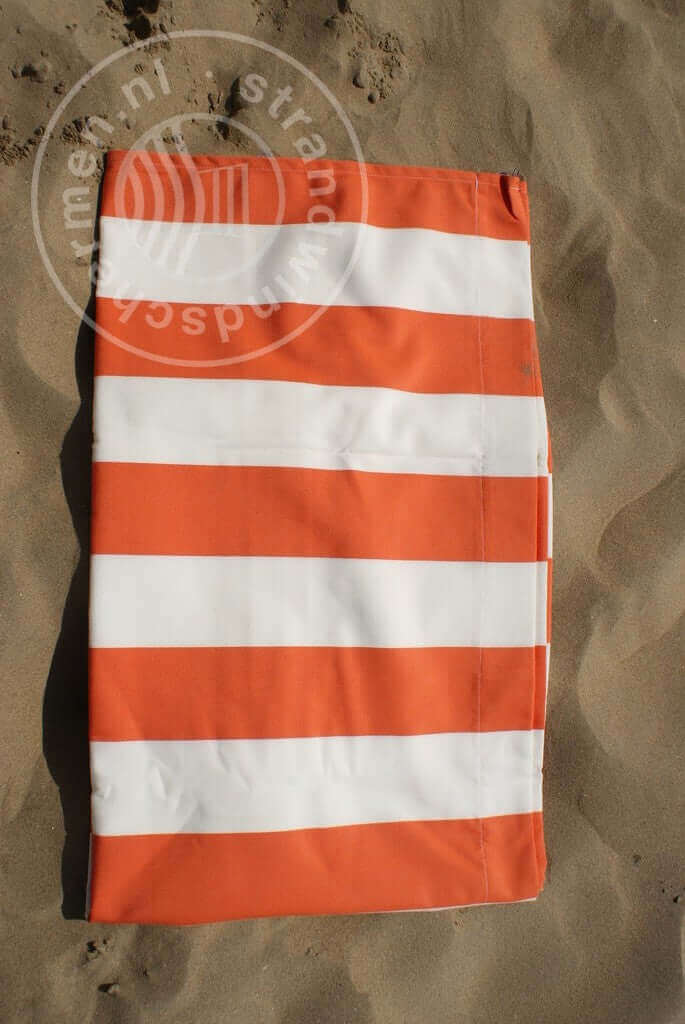 5m Orange/White Dralon Windbreaker - 5m