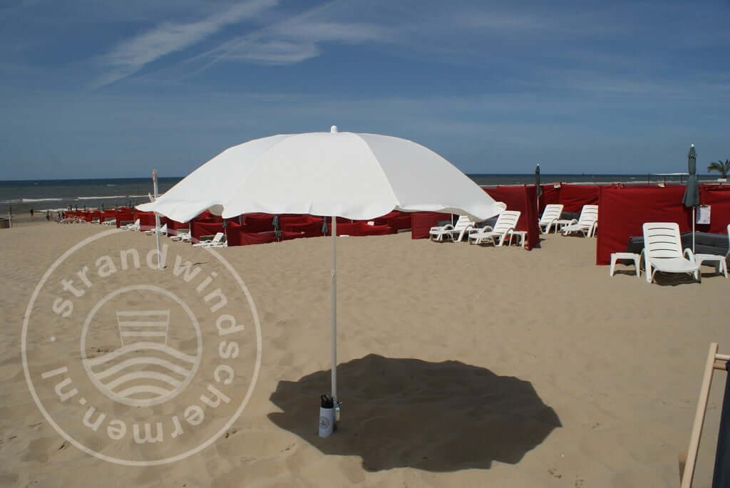 Plain Ecru Dralon Parasol Ø180cm