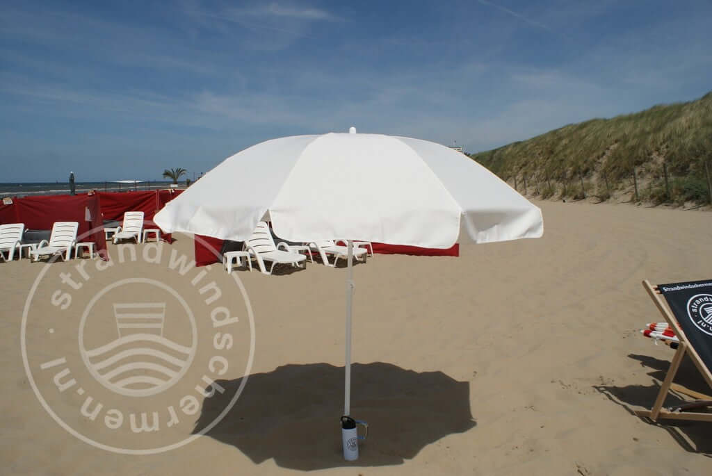 Plain Ecru Dralon Parasol Ø180cm