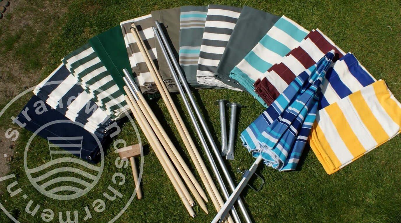 fabric-5m Blue/White Polyester Windbreaker Cloth