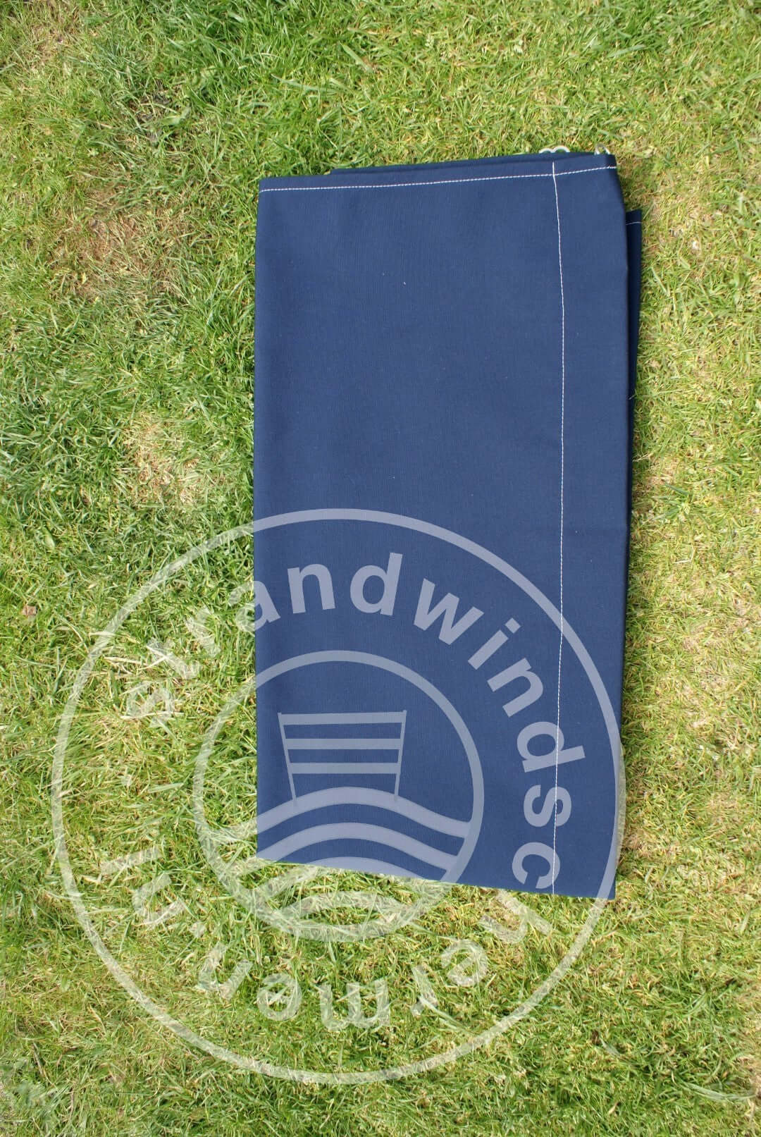 fabric-6m-Solid Dark Blue Dralon Windbreaker-Cloth