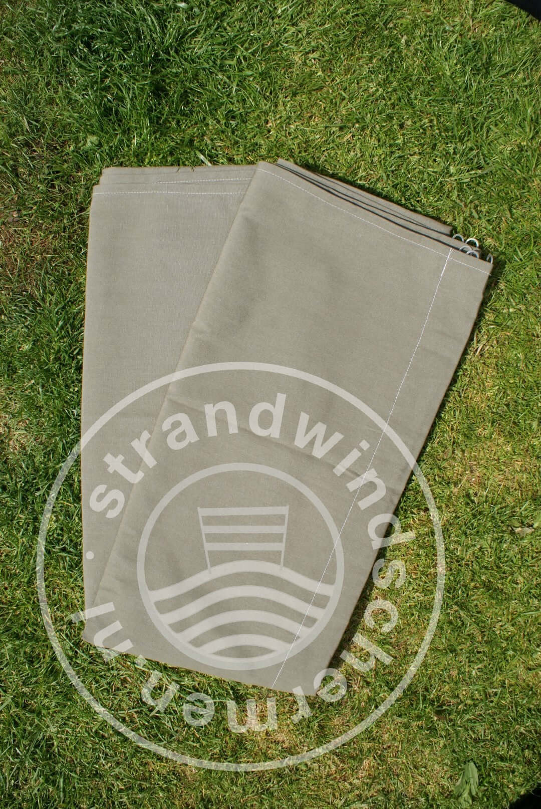 fabric-6m-Plain Taupe Dralon Windbreaker-Cloth