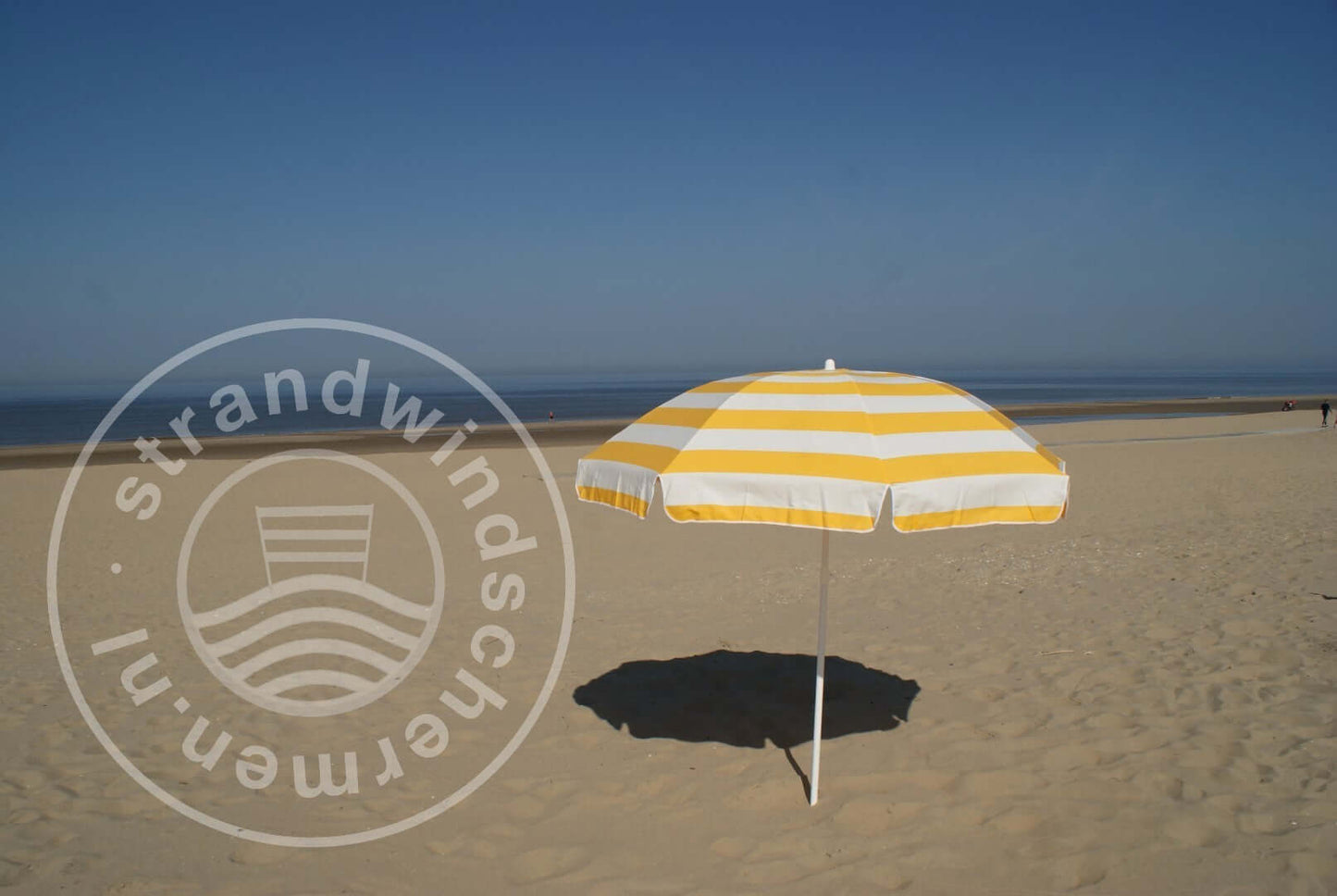 Parasol Dralon Jaune/Blanc Ø180cm