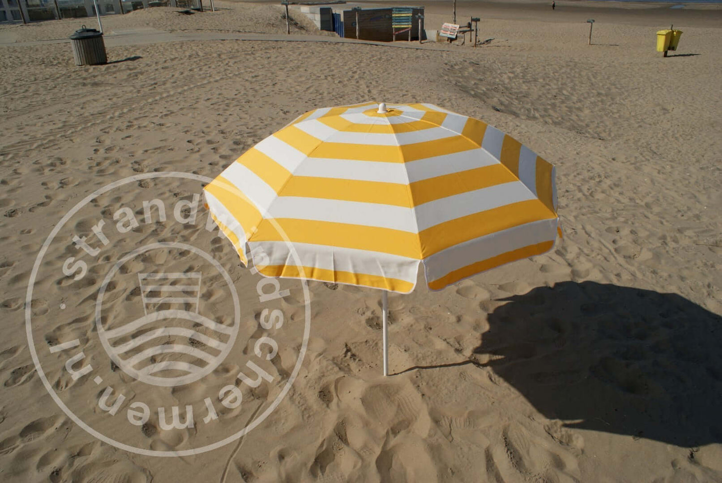 Parasol Dralon Jaune/Blanc Ø180cm