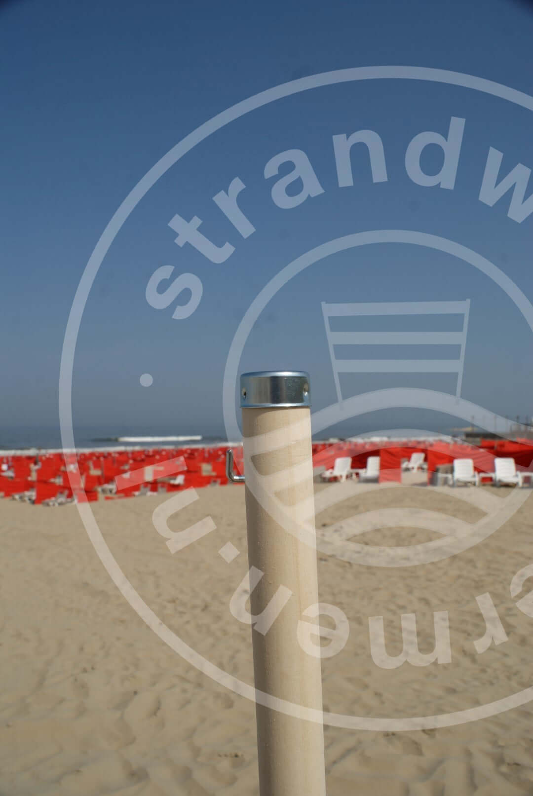 7 m schlichter grüner Dralon- Windschutz – 7 m