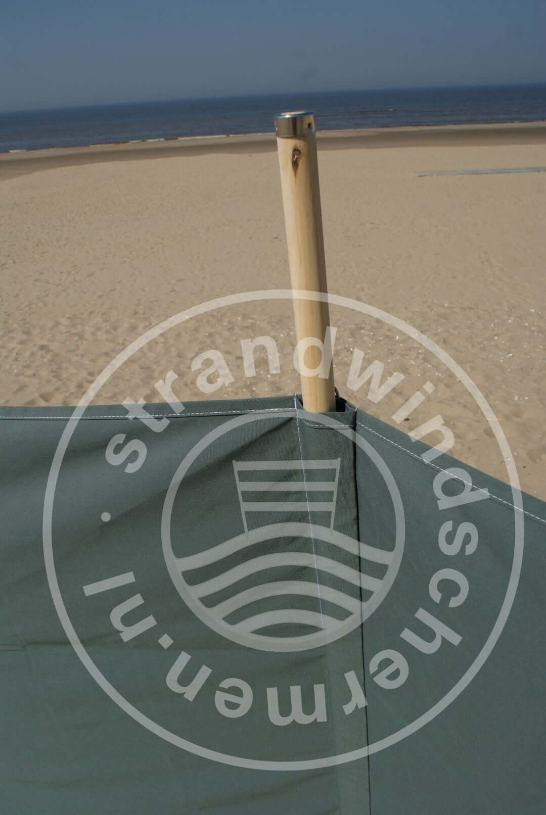 Tuch – 5 m – schlichtes Grau (mit grüner Tönung) Dralon-Windschutztuch