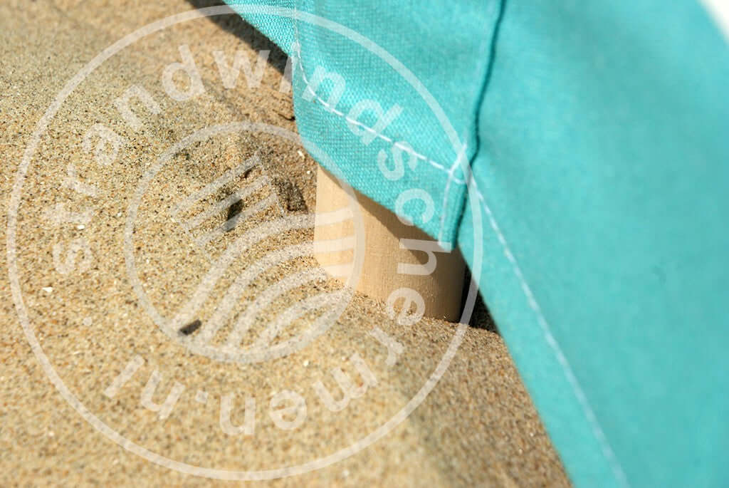 fabric-6m-Turquoise/Wit Dralon Windbreaker-Doek