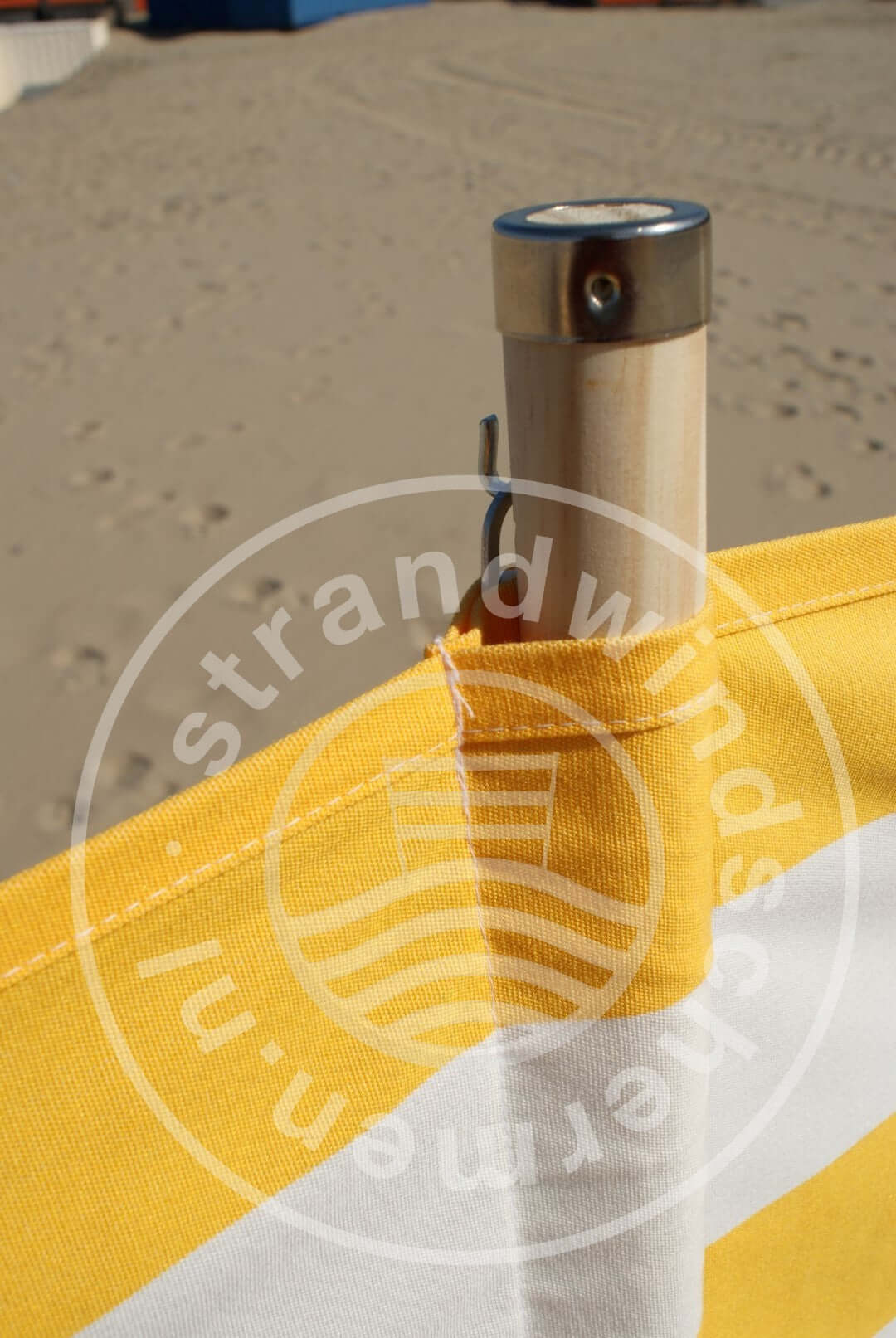 fabric-7m-Yellow/White Dralon Windbreaker-Cloth