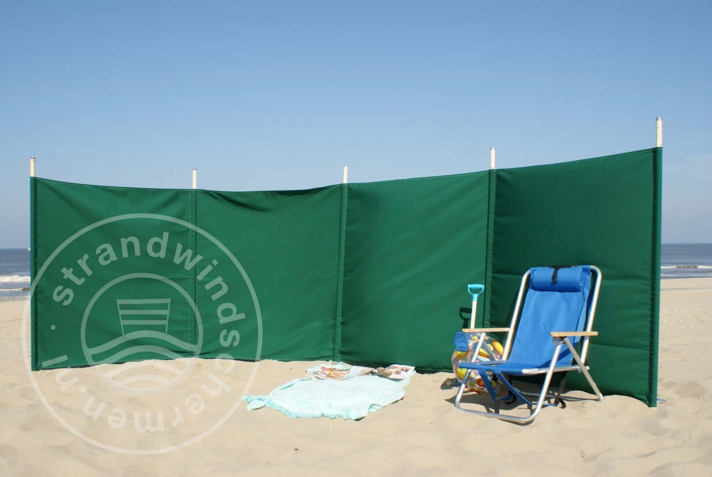 5m Plain Green Dralon Windshield - 5m
