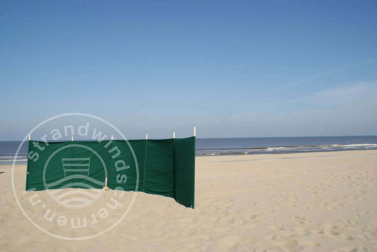 Paravent Dralon vert uni 6 m - 6 m