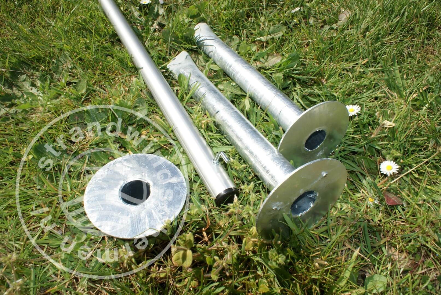 Grondanker van gegalvaniseerd Staal voor Windschermstok