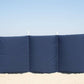 Effen Donkerblauw Dralon Windscherm 4 meter breed