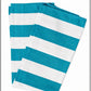 Doek-6m- Donker Turquoise/Wit Dralon Windscherm-Doek