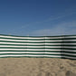 7 m grün/weißer Dralon- Windschutz – 7 m