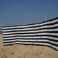 5 m Marineblau/weißer Dralon- Windschutz – 5 m