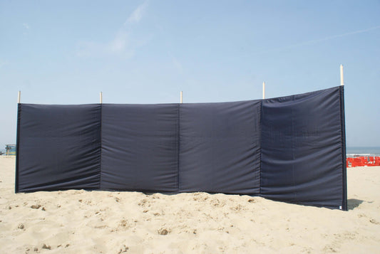 5 m dunkelblaue Nylon- Windschutz – 5 m
