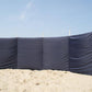 6 m dunkelblauer Nylon- Windschutz – 6 m