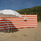 Tuch-4m-Orange/Weißes Dralon-Windschutzscheibentuch