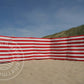 Tuch-6m-Rot/Weißes Dralon-Windschutztuch