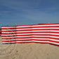 fabric-7m-Red/White Dralon Windbreaker-Cloth
