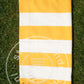 Tuch-4m-Gelb/Weißes Dralon-Windschutztuch