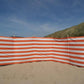 fabric-7m-Orange/White Dralon Windbreaker-Cloth