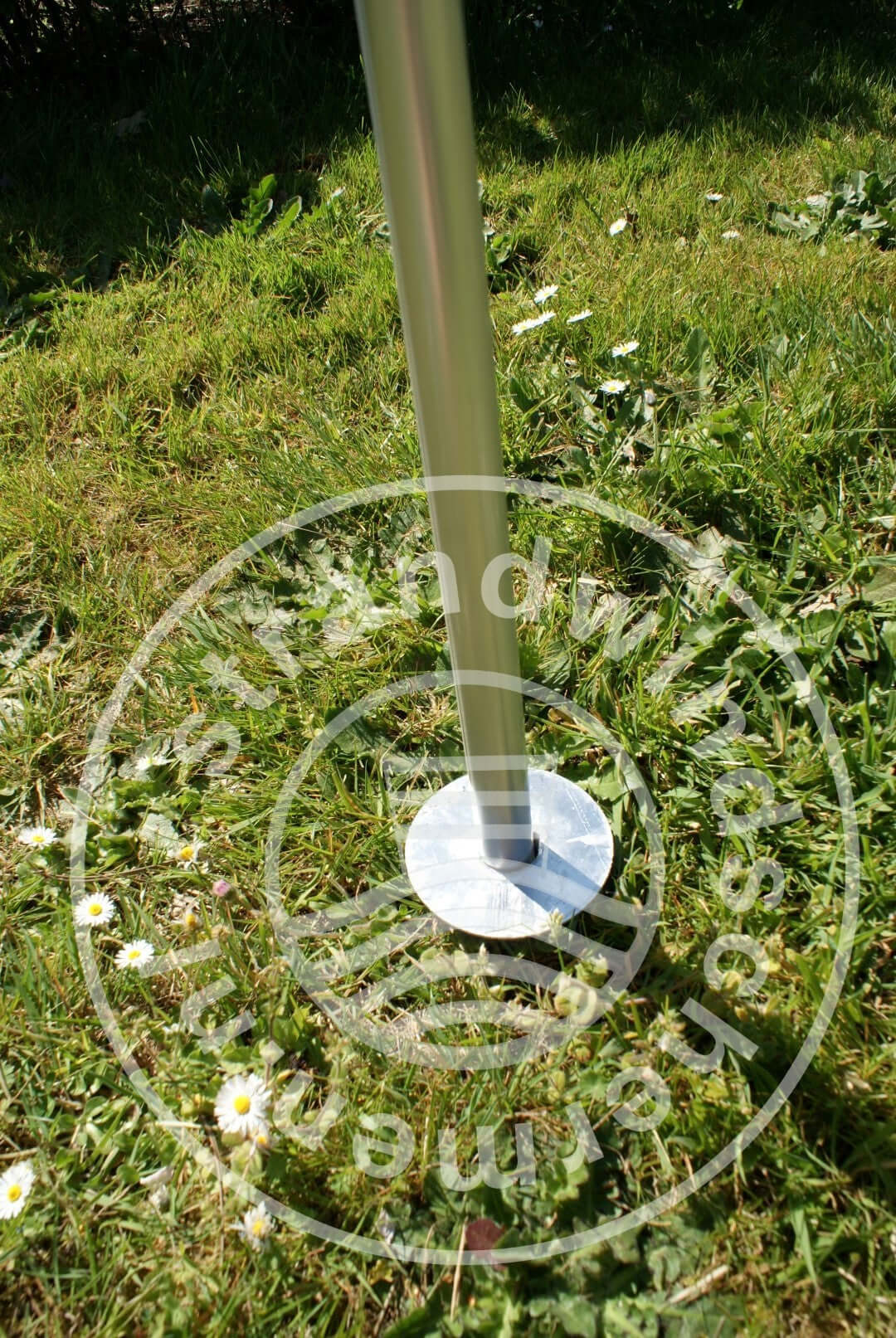 Stoff – 4 m – schlichtes Grau (mit grüner Tönung) Dralon-Windschutzstoff