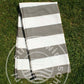 fabric-5m-Taupe/White Dralon Windbreaker-Cloth