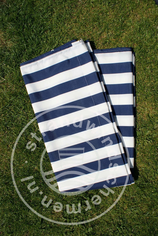 Tissu-4m-Bleu/Blanc Polyester Pare-Brise-Tissu