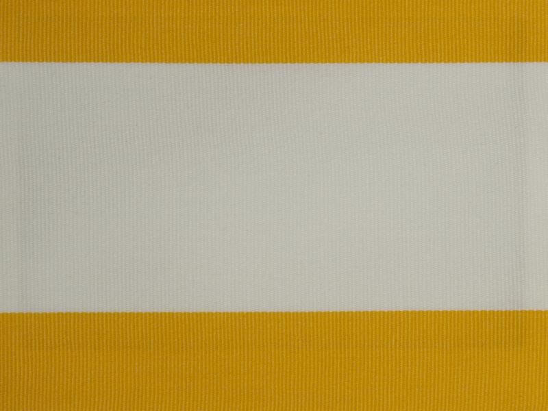 Paravent Dralon jaune/blanc 5 m - 5 m