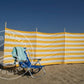 4 m gelb/weiße Dralon- Windschutz – 4 m
