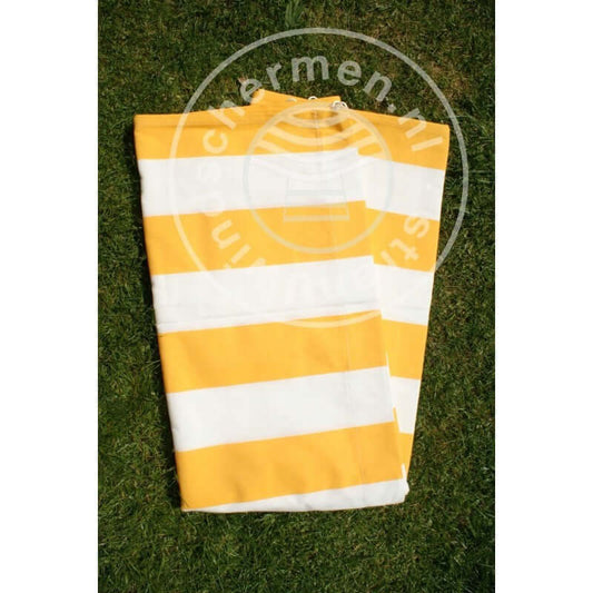 fabric-7m-Yellow/White Dralon Windbreaker-Cloth