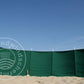 7 m schlichter grüner Dralon- Windschutz – 7 m