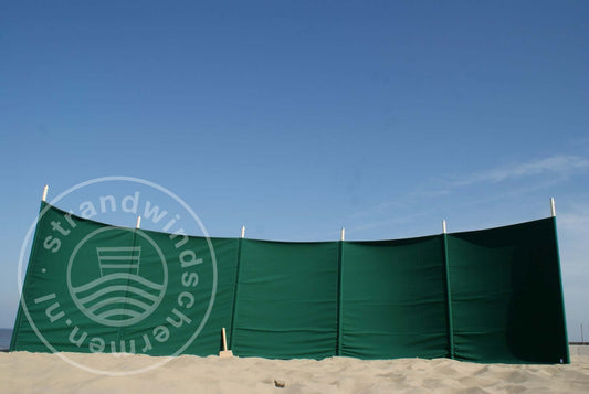 7 m schlichte grüne Dralon- Windschutz – 7 m