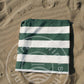 fabric-7m-Green/White Dralon Windbreaker-Cloth