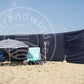 Tuch-6m-Dunkelblaues Nylon-Windschutzscheibentuch