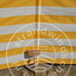 6 m gelb/weißer Dralon Windschutz – 6 m