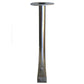 Galvanized steel ground anchor for windbreak pole