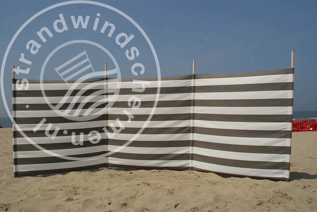 4m Taupe/White Dralon Windshield - 4m